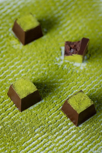 Chocolate Truffle Gift Box "Sakura Green Tea" - 5pc Milène Jardine Chocolatier
