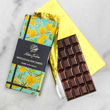 Load image into Gallery viewer, Sicilian Salted Lemon Chocolate Bar - Vegan Milène Jardine Chocolatier