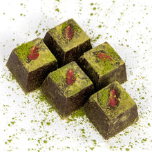 Load image into Gallery viewer, &quot;Strawberry Matcha&quot; - Chocolate Truffle Collection - 5pc Gift Box Milène Jardine Chocolatier