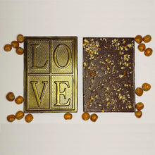Load image into Gallery viewer, Hazelnut Covered Dark Chocolate - LOVE Milène Jardine Chocolatier
