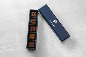 "Live by Love" Chocolate Truffle Gift Box 5pc Milène Jardine Chocolatier